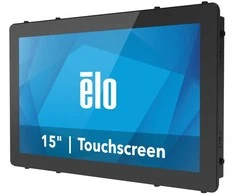 Monitorius ELO Touchsystems 1594L 15,6 colio pločio LCD (LED foninis apšvietimas), atviras rėmelis, Full HD, HDMI, VGA ir Ekrano prievadų vaizdo sąsaja, projektuojamas talpinis 10 jutiklių nulinis rėmelis, USB jutiklinio valdiklio sąsaja, pasaulinė versija, skaidrus, be maitinimo bloko