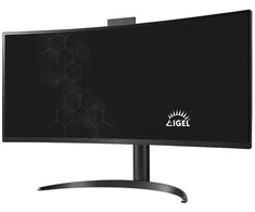 Stacionarus kompiuteris LG 34CR651I-6P, 86,4 cm (34"), platus „Quad HD“, „Intel® Pentium®“ sidabrinis, 8 GB, 16 GB, juoda