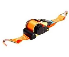 Staco Nordic Staco tvirtinimo diržas 1500 kg - su automatiniu suvyniojimu, reketu ir J formos kabliu, 50 mm x 4,5 m