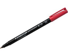 Staedtler 317-2, raudonas, apvalus antgalis, juodas, raudonas, polipropilenas (PP), vidutinio storio, 1 mm