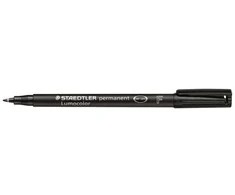 Staedtler 318-9, juodas, apvalus antgalis, juodas, polipropilenas (PP), plonas, 0,6 mm