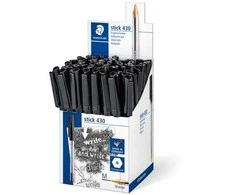 Karžygio Ženklas Staedtler Stick 430 Juoda 50 vnt.