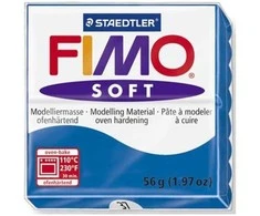 Staedtler FIMO 8020, modelino molis, mėlyna, Ramiojo vandenyno mėlyna, 1 spalva, 110 °C, 30 min.