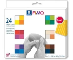Staedtler FIMO 8023 C, Modelis, Įvairių spalvų, Suaugusiesiems, 24 vnt., 110 °C, 30 min.