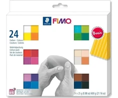 FIMO rinkinys Mod.masse Fimo soft MP Basic Colours 24 vnt.