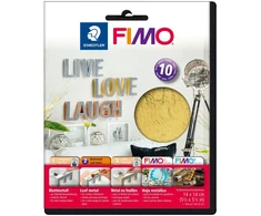 Staedtler FIMO aukso folija, 10 lapų, tinka įvairiems paviršiams, sodri ir - 1 vnt. (8781-11)
