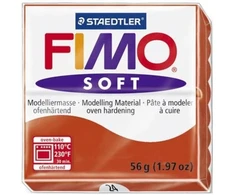 Staedtler FIMO soft, modelino molis, raudonas, 110 °C, 30 min., 56 g, 55 mm
