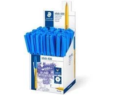 STAEDTLER tušinukas Stick F, 50 vnt., mėlynas