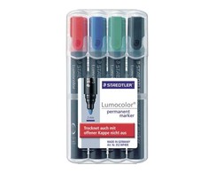 STAEDTLER žymeklis Lumocolor perm 4 vnt. dėžutėje