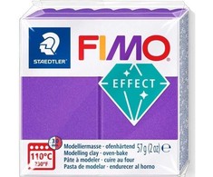 Fimo Effect modelinas, violetinis metalinis, 57g