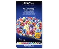 Staedtler – Mars Lumograph Aqua – 12 vnt. – 100 % PEFC (104 M12)