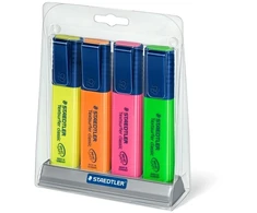 Staedtler Textsurfer classic 364, 4 pc(s), Žalias, Oranžinis, Rožinė, Geltona, Chisel tip, Žalias, Oranžinis, Geltona, Rožinė, 1 mm, 5 mm