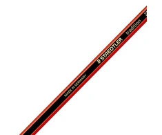 Staedtler tradition 110, 2B, Juodas, Raudona, Hexagonal, PEFC, 2 mm, 1 pc(s)