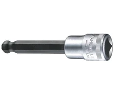 STAHLWILLE 54 KK 8, Galvučių rinkinys, 1/2", metrinis, 5 galvutės, 8 mm, chromuotas