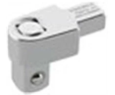 STAHLWILLE 734 serijos apvalus kvadratinis įrankis, 40 mm, 14 x 18 mm įdėklas, chromuotas