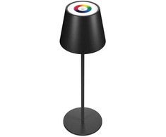 Lampa stołowa Realpower LED-RGB Lampka stołowa ściemniana su akumulatorem juoda