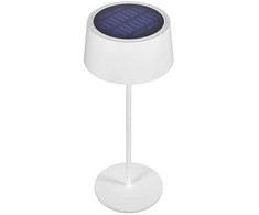 Lampa stołowa Realpower LED-Solar lampka stołowa dimmbar mit Akku balta