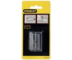 Stanley Profesionalūs stiklo grandiklio pakaitiniai peiliukai, metaliniai, sidabriniai, 0-28-500, 152,4 mm, 76,2 mm, 27,9 mm