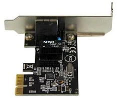StarTech.com 1 prievado PCI Express PCIe gigabito tinklo plokštė serveriui – žemo profilio, vidinė, laidinė, PCI Express, Ethernet, 1000 Mbit/s