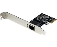 StarTech.com 1 prievado PCI Express PCIe gigabito tinklo serverio adapterio NIC plokštė – dvigubo profilio, vidinė, laidinė, PCI Express, Ethernet, 1000 Mbit/s