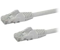 StarTech.com 100 pėdų CAT6 Ethernet kabelis - baltas CAT 6 gigabito Ethernet laidas - 250MHz 100W PoE RJ45 UTP tinklo / jungiamasis laidas be užsegimo su įtempimo mažinimu, individualiai išbandytas, 30,5 m, Cat6, U/UTP (UTP), RJ-45, RJ-45, baltas