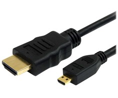 StarTech.com 1 m ilgio „Micro HDMI“ į HDMI laidas su eternetu – 4K 30 Hz vaizdo perdavimas – patvarus didelės spartos „Micro HDMI“ D tipo į HDMI 1.4 adapterio laidas / keitiklio laidas – UHD HDMI monitoriai / televizoriai / ekranai – M/M, 1 m, HDMI A tipo (standartinis), HDMI D tipo (mikro), 3D, garso grąžinimo kanalas (ARC), juodas