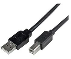 Kabelis USB StarTech USB-A - USB-B 20 m Juodas (USB2HAB65AC)