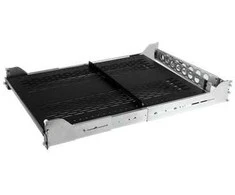 StarTech.com 2U ventiliuojama stumdoma serverio lentyna su kabelių tvarkymo laikikliu – 27,7–31,6 col. reguliuojamo montavimo gylio – 50 svarų – 19 colių serverio dėklo lentyna įrangos lentynai – 24 col. gylio, reguliuojamo aukščio lentyna, plieninė, juoda, sidabrinė, 8,2kg