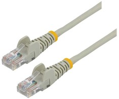 StarTech.com Cat5e tinklo kabelis su RJ45 jungtimis be fiksatorių - 1 m, pilka, 1 m, Cat5e, U/UTP (UTP), RJ-45, RJ-45, Pilka