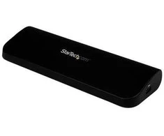 StarTech.com Dviejų monitorių USB 3.0 prijungimo stotelė su HDMI ir DVI/VGA ~ Dviejų monitorių USB 3.0 nešiojamųjų kompiuterių prijungimo stotelė su HDMI/DVI/VGA, 3x USB-A šakotuvu, GbE, garsu, universali A tipo prijungimo stotelė, skirta „Windows“ / „macOS“ / „ChromeOS“ – suderinama su TAA, laidinė, USB 3.2 Gen 1 (3.1 Gen 1) B tipo, 10, 100, 1000 Mbit/s, 1000BASE-T, 100BASE-TX, 10BASE-T, IEEE 802.3, IEEE 802.3ab, IEEE 802.3u, juoda