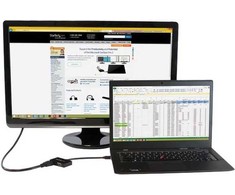 StarTech.com Kelionių garso/vaizdo adapteris: 2 viename Mini DisplayPort į HDMI arba VGA konverteris, 0,15 m, 1920 x 1200 taškų, 720p, 1080p, juodas, 0–60 °C, -10–70 °C