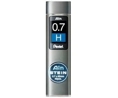 Pentel AIN STEIN aukšto polimero sąsagė, H, 0,7 mm, 40 vnt. dėžutėje.
