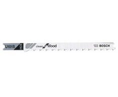 Bosch Brzeszczot do wyrzynarek Clean for Wood 100mm U 101 B 3 vnt.. 2608630565