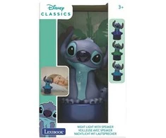 Ausinės Lexibook Stitch 3D naktinė lemputė su garsiakalbio funkcija