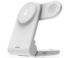 STM ChargeTree MAG – mobilusis belaidis įkroviklis „trys viename“ su „MagSafe“ (baltas)