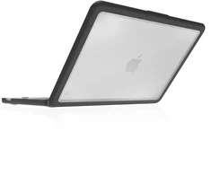 STM Dux Ultra (MacBook Neo) AP – permatoma/juoda, termoplastinis poliuretanas (TPU), polikarbonatas (PC), juoda, Apple, Macbook Neo 13