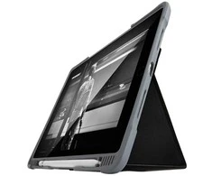 Stm Goods STM dux plus C (iPad 5/6-osios kartos) – juodas su Apple Pieštukas ir Logitech Crayon laikikliu – EDU/BULK