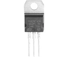 Stmicroelectronics P60NF10 tranzistorius N kanalo MOSFET 80A 100V TO-220