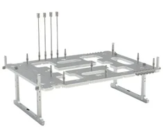 Streacom BC1 V2 ATX Open Benchtable, Open, PC, Sidabrinis, XL-ATX, EATX, Mini-ATX, micro ATX, Mini-ITX, Aliuminio, Nerūdijantis plienas, 32 cm
