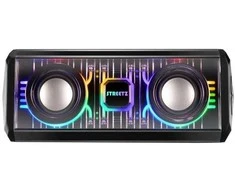 Permatoma bluetooth kolonėlė STREETZ su TWS ir LED šviesos efektais, 10W / 6612079 / S320-BLK