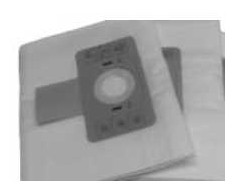 Dulkių siurblio maišelis, poliesteris, 20 l (3 vnt.), skirtas Nilfisk centriniam dulkių siurbliui „Sidabrinis“, „Gold“, „Gold RRC“ ir „Supreme 150“, „250“ bei LCD.