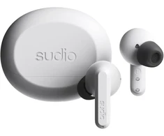 Ausinės Sudio Earbuds | A3 Pro | Bluetooth | į ausis įkišamos | Mikrofonas | Fog Baltas | Noise canceling | Belaidės