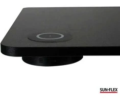 „SUN-FLEX® UltraCharge“ – skirtas su „Qi“ suderinamiems įrenginiams – paprastam montavimui po 12–30 mm storio stalviršiais – negręžiant skylių stalviršyje
