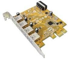 Sunix Group IO Sunix PCIe 4x USB 3.0 (USB4300N) Retail
