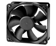 SUNON MEC0381V3-000U-A99, Ventiliatorius, 12 cm, 2100 aps./min., Juoda