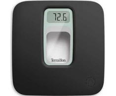 Terraillon 15244, Elektroninės asmeninės svarstyklės, 160 kg, 100 g, Juodos, kg, Kvadratinės