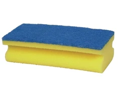 Šveitimo kempinėlė, Abena®, šiurkšti, vidutinė, BxL: 7 x 15 cm, mėlyna, pakuotė po 10 vnt.