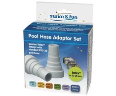 Swim &amp; Fun Slange adaptersæt som passer til Intex