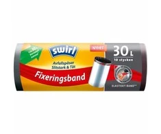 Swirl® Atliekų maišai Elastiniai tvirtinimo dirželiai 30L 8 vnt. DFP