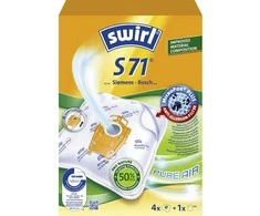 Swirl® Dulkių siurblio maišeliai S71 OBS 3x4 vnt.